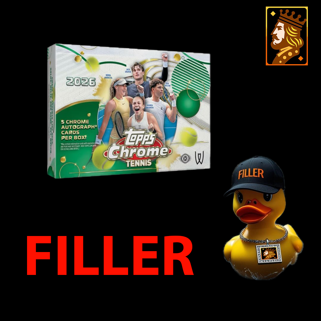 FILLER - #1PYP - Full Case (6-Box) - 2026 Topps Chrome Tennis Breaker's Delight