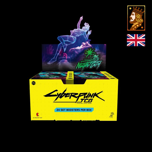 (SEALED) OVP - Cyberpunk TCG - Welcome To Night City - Booster Display- Englisch [PREORDER]