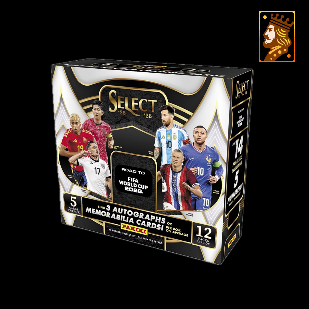 #1PYP - Full Case (12-Boxen) - 2025-26 PANINI Select Road to FIFA World Cup 2026 Soccer Cards - Hobby