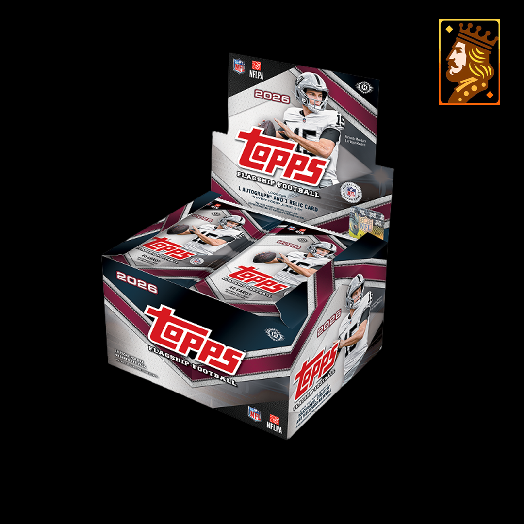Topps NFL Flagship 2026 Jumbo Box Break - Full Case (6-Boxen)