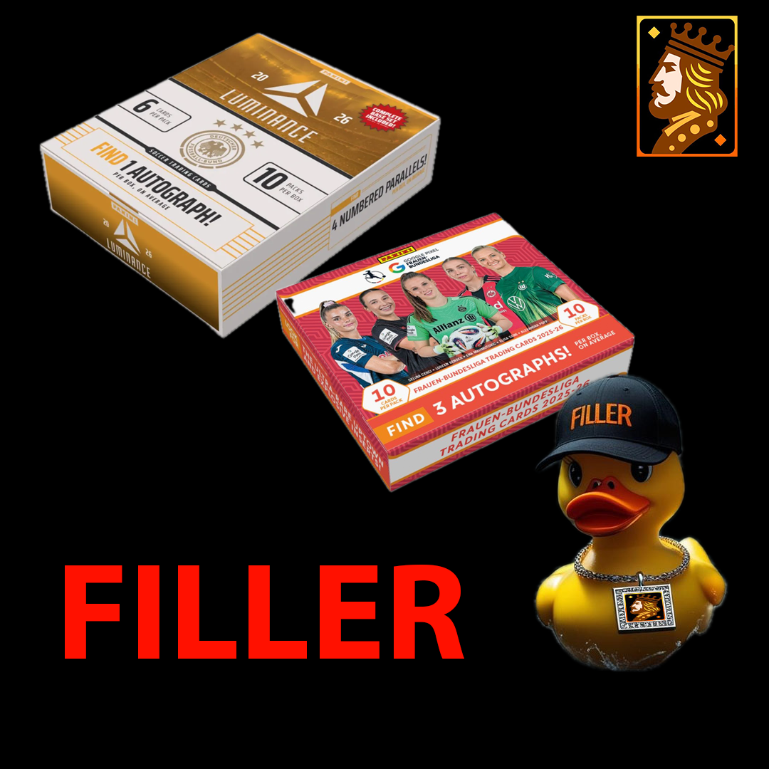 FILLER - #1 PYT - Half Case Panini Luminance Germany UND #4 PYT Full Case Panini Frauen Bundesliga 25/26