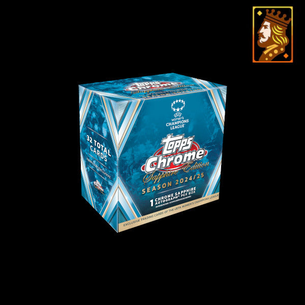 (LIVEBREAK) 2024-25 Topps Champions League UEFA Womens Sapphire Hobby Box