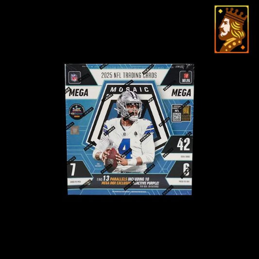 (LIVEBREAK) 2025 Panini Mosaic Football NFL Mega Box